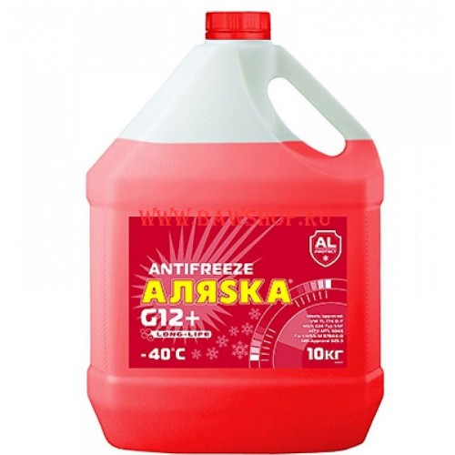 Антифриз -40 Аляска красный 10кг G11