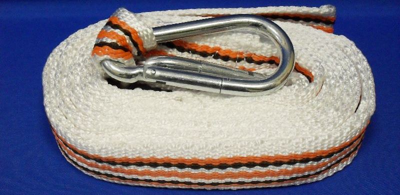 Трос лента 12тонн 5метров с карабином усиленный