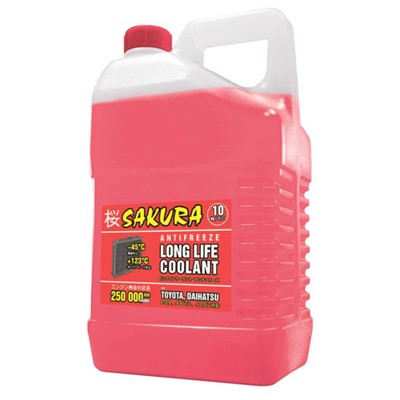 Антифриз -45 SAKURA красный 10кг