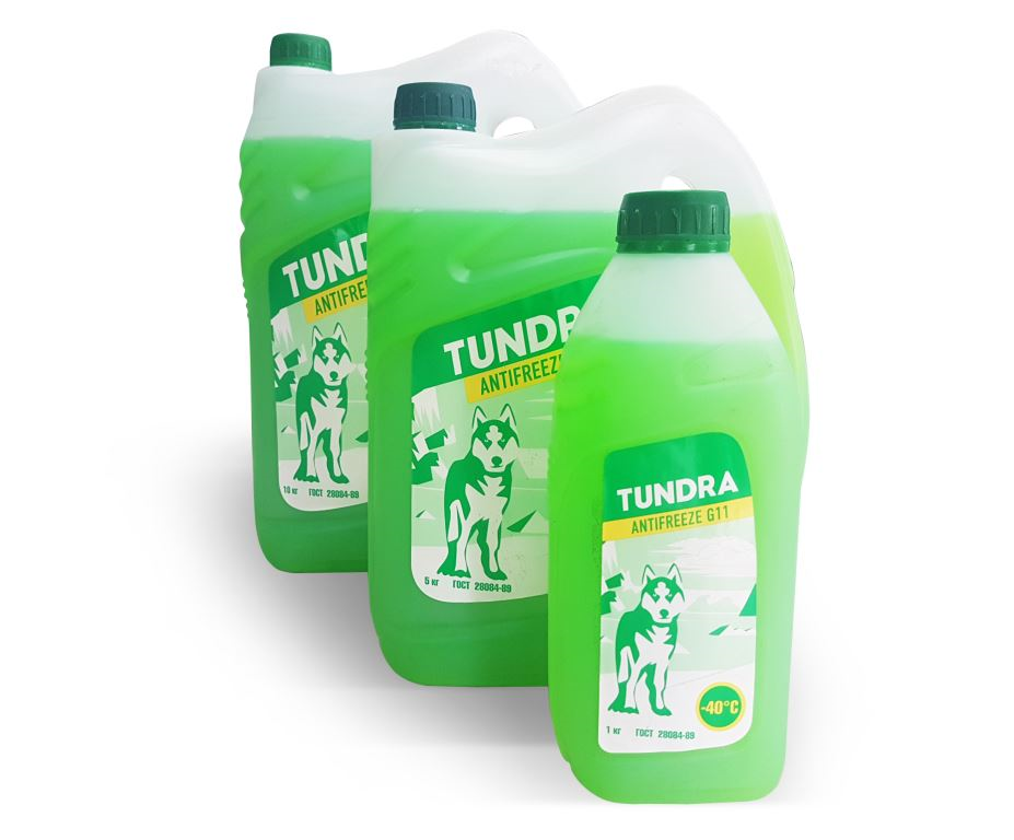 Антифриз -40 TUNDRA зеленый 5кг