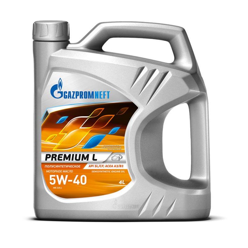 Gazpromneft Premium L 5w40 4л синтетическое масло моторное