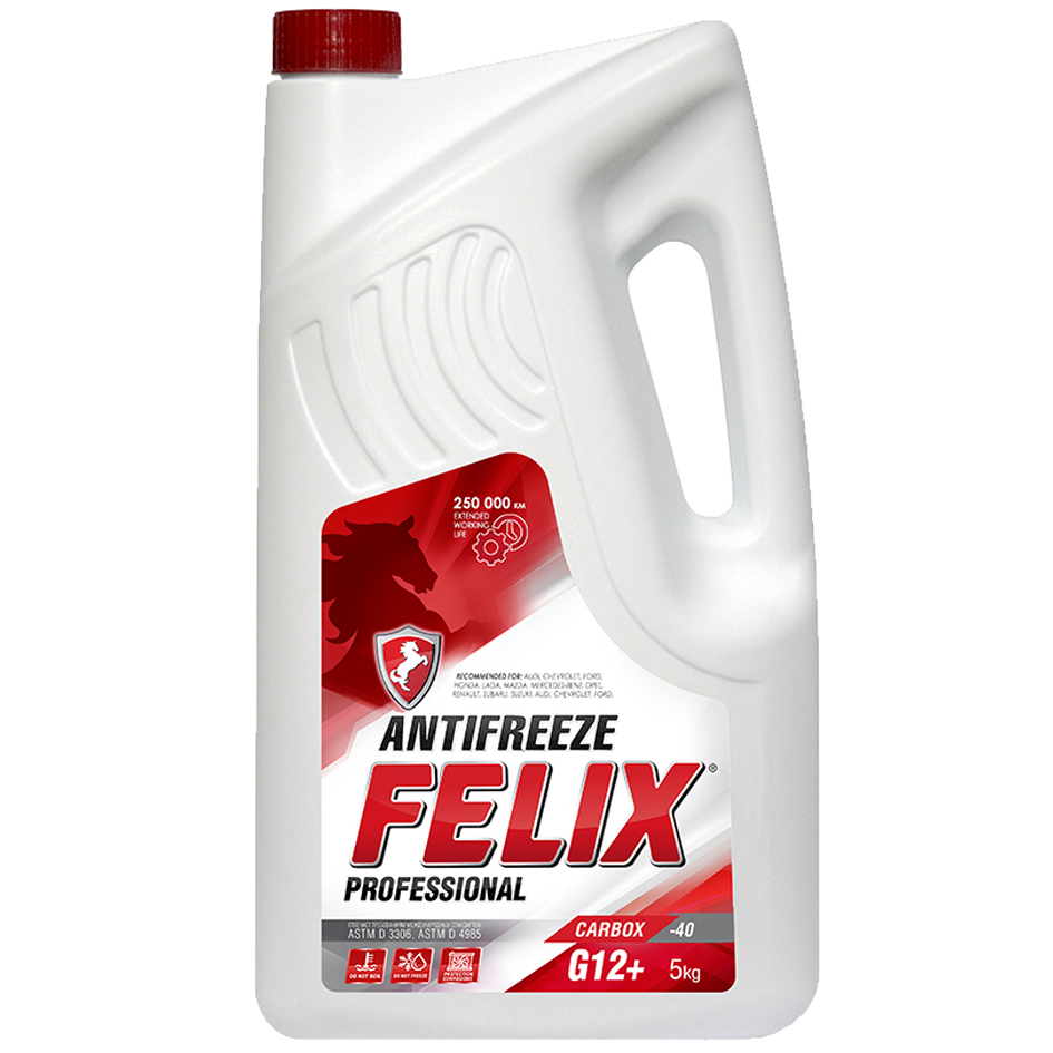 Антифриз FELIX -40 красный 10кг CARBOX