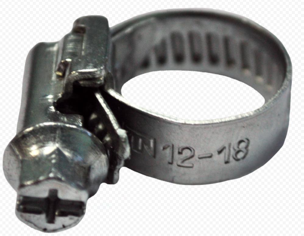 Хомут(12-18) "Труд" червячный оцинкованный