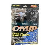 Салфетка СА-130 микрофибра 30*40 в упаковке CITY UP Салфетка СА-130 микрофибра 30*40 в упаковке CITY UP