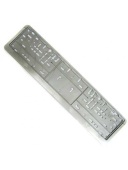 Рамка номерного знака с защелкой НАРА серая