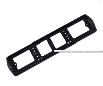 Рамка номерного знака с подсветкой(черная)боковая Премиум