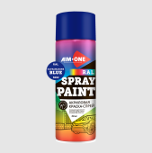 AIM-ONE краска ультрамариново-синяя 450мл RAL-5002 AIM-ONE краска ультрамариново-синяя 450мл RAL-5002