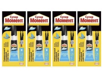 Клей МОМЕНТ СУПЕР ГЕЛЬ 3гр(лист12шт) мульти-карта Клей МОМЕНТ СУПЕР ГЕЛЬ 3гр(лист12шт) мульти-карта