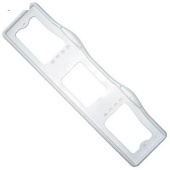 Рамка номерного знака с подсветкой(белая)капля (НАРА)