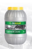 Смазка консервационная "Пушечное сало" 2кг пластмассовая банка Oil Right