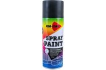 AIM-ONE краска черная матовая 450мл акриловая RAL-9005M AIM-ONE краска черная матовая 450мл акриловая RAL-9005M