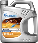 Gazpromneft Super 10w40 SG/CD 4л полусинтетическое масло моторное Gazpromneft Super 10w40 SG/CD 4л полусинтетическое масло моторное