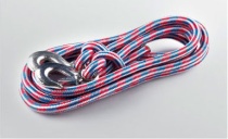 Трос-веревка 12тонн 5метров с крюками усиленный