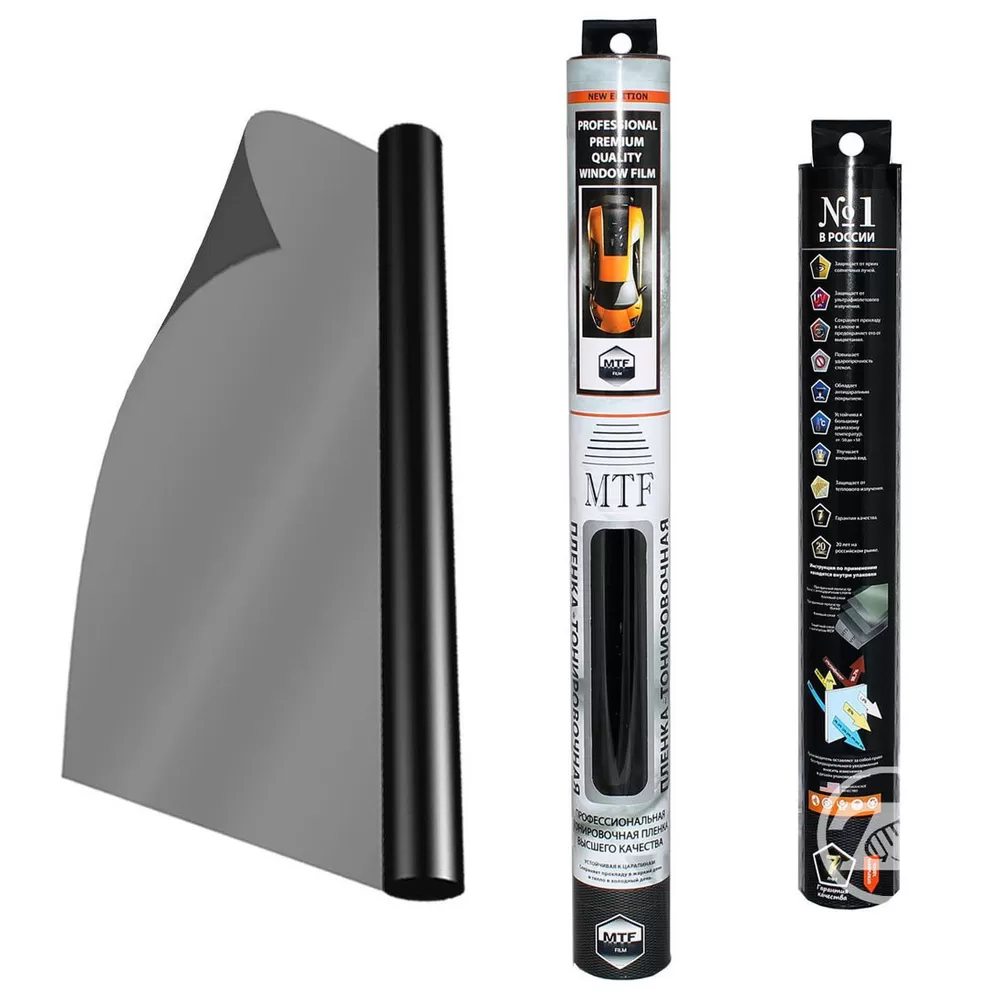 Пленка тонировочная MTF 10% 0,75*3м "Американка"