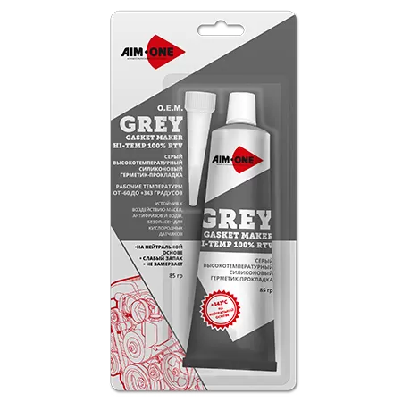 Герметик прокладок AIM-ONE серый 85г